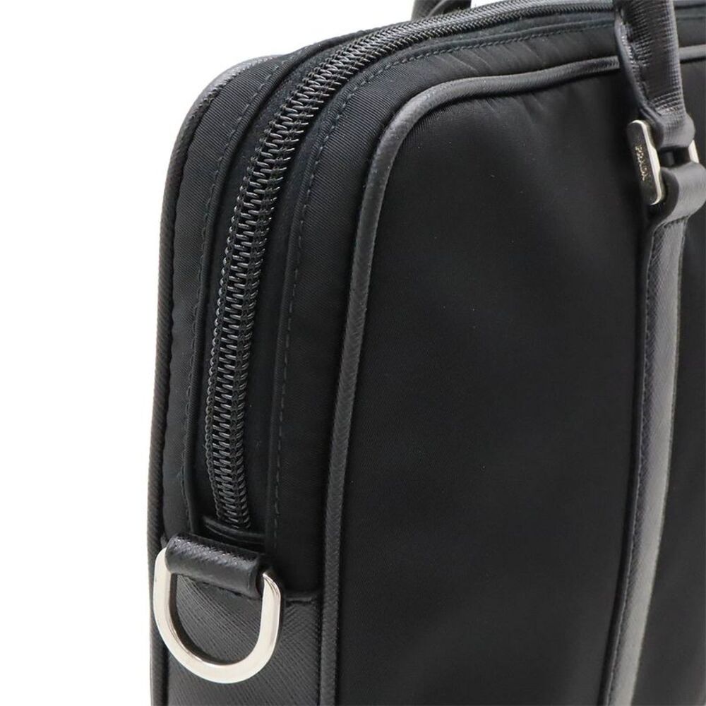 Prada Nylon Leather Briefcase - Picture 7 of 8